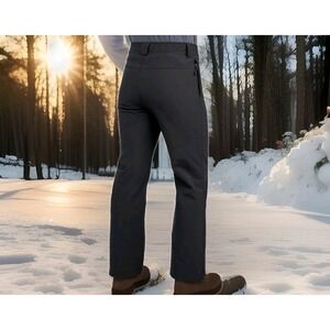 Free Country Mens Ascend Flex Softshell Ski Pants XXL Blk Wind & Water Resistant